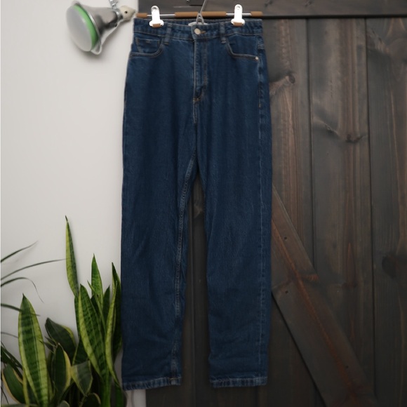 Zara denim straight-leg pants - Picture 2 of 3